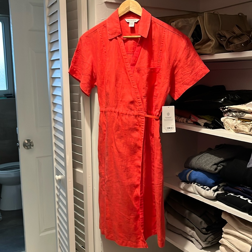 Athleta Linen Dress